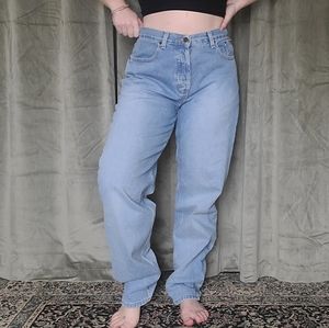 Low Rise Button Fly Baggy Fit Jeans